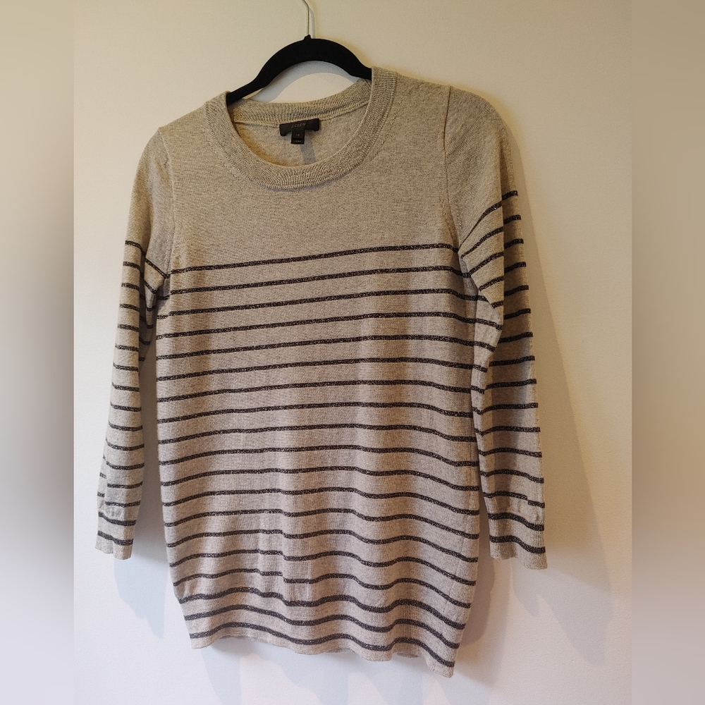 J. Crew Merino Striped Sweater Size XS